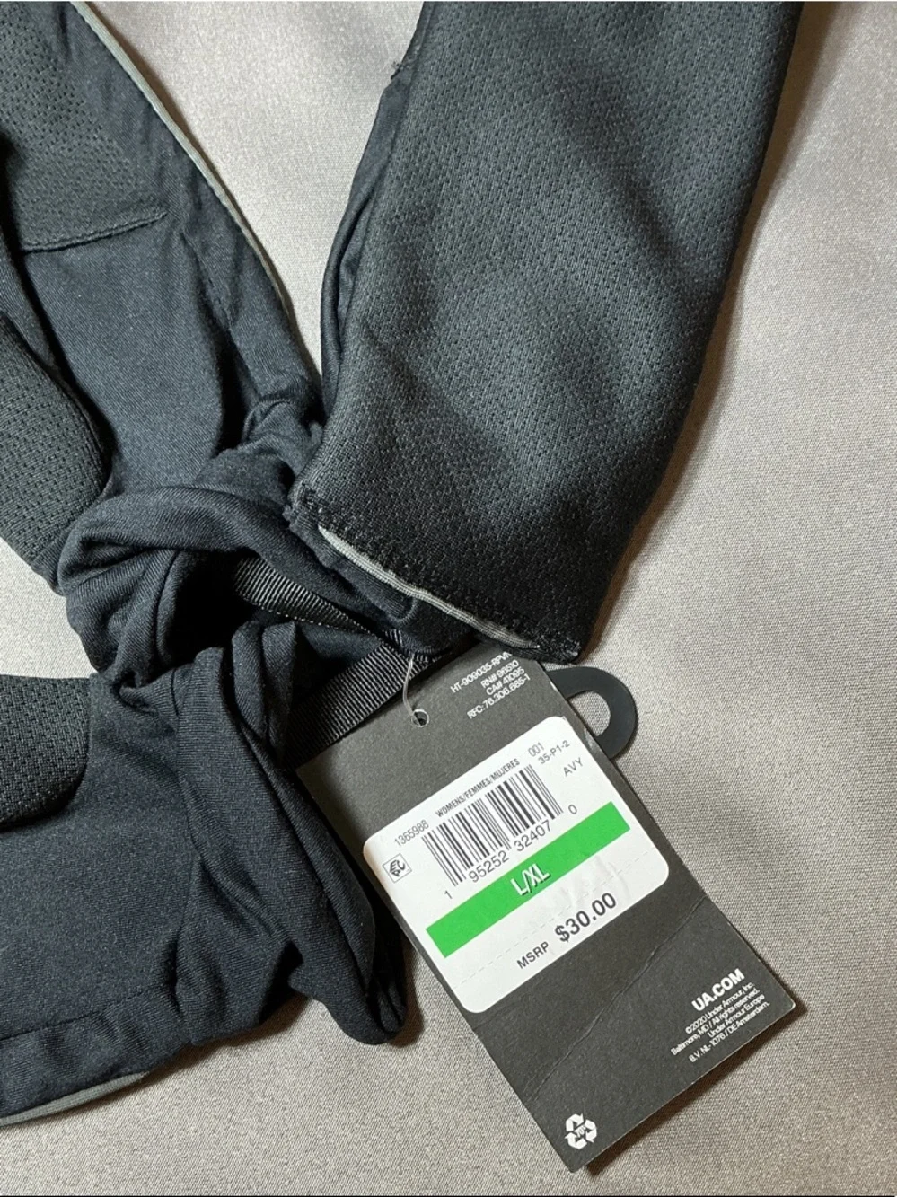 Under Armour Black ColdGear Mittens and Headband Set